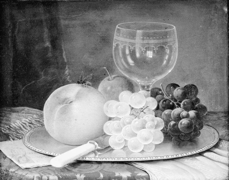 Still Life, by William Mason Brown, oil, 1892