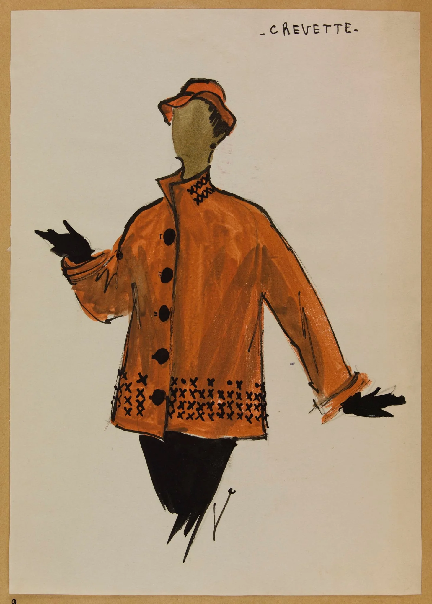 Crevette, by Carven, 1952