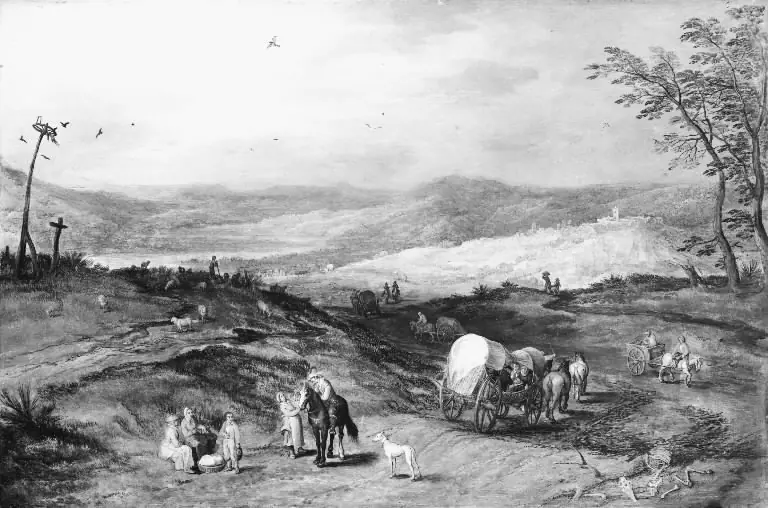 Landscape with a Road Leading Past a Place of Execution