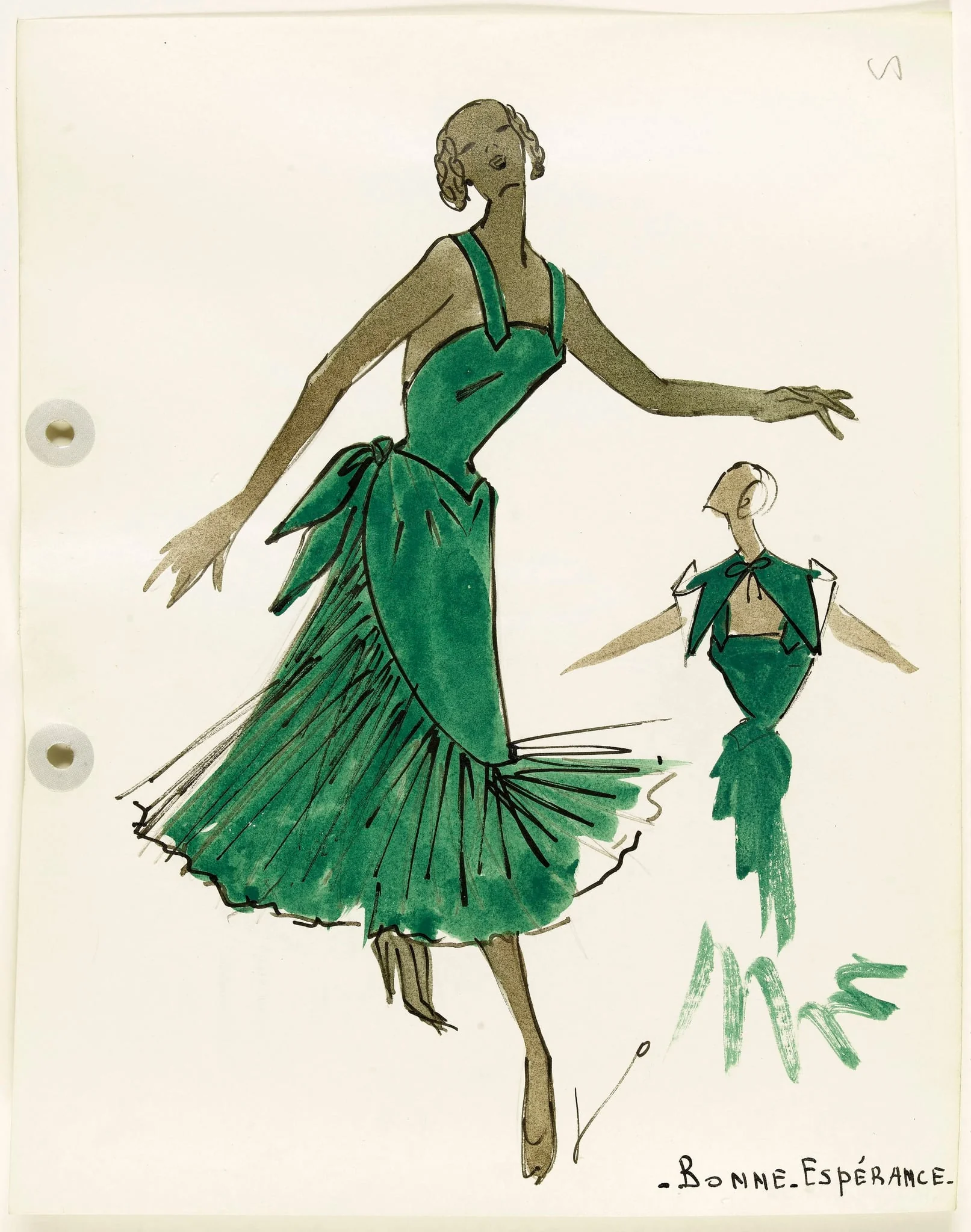 'Bonne espérance', by Carven, 1951