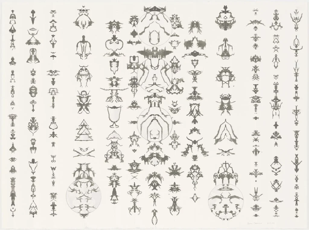 Untitled, by Bruce Conner, graphite, 1990