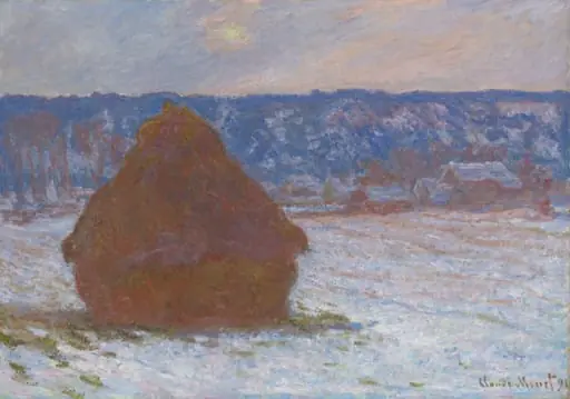 Stack of Wheat (Snow Effect, Overcast Day)