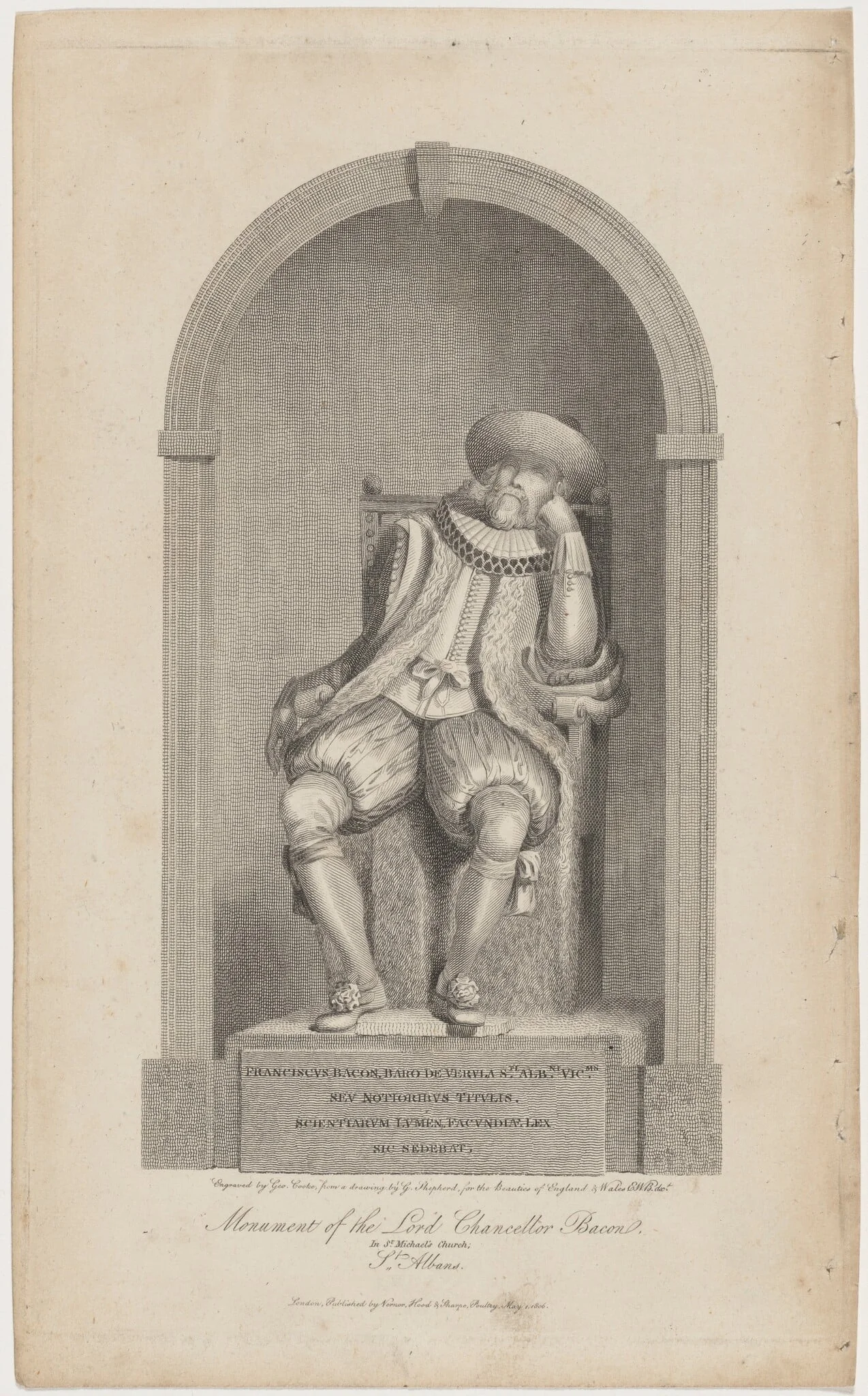 Monument of the Lord Chancellor Bacon, Saint Michael's Church