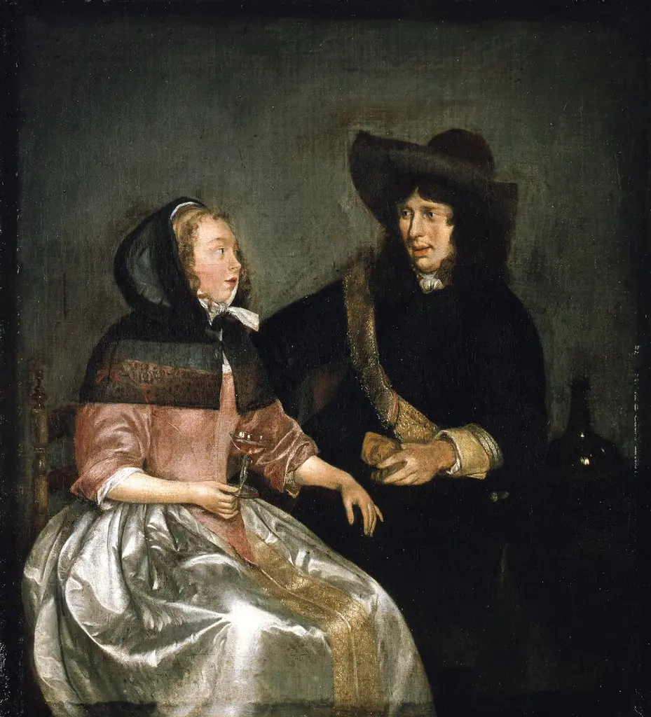A Couple Drinking