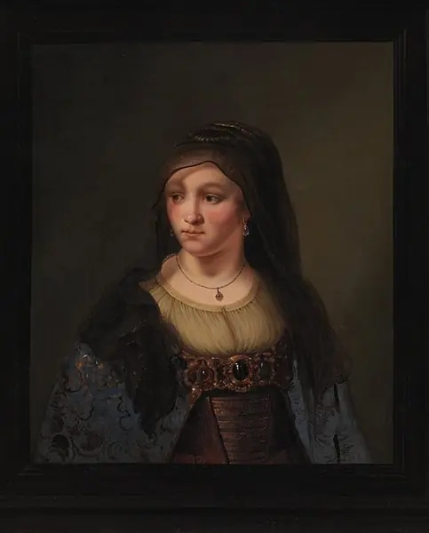 Portrait of a Lady in a Veil