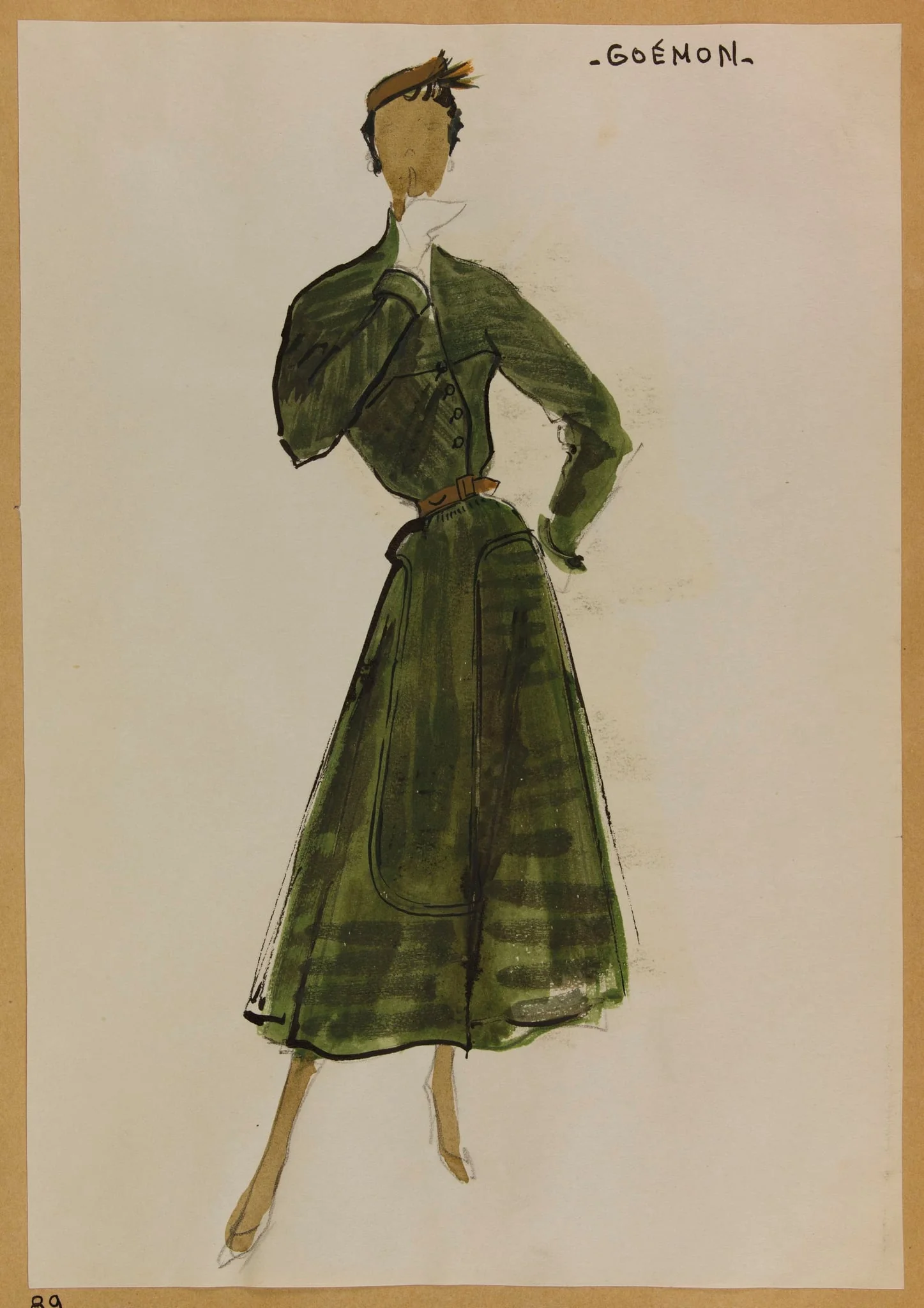 Goémon, by Carven, 1952