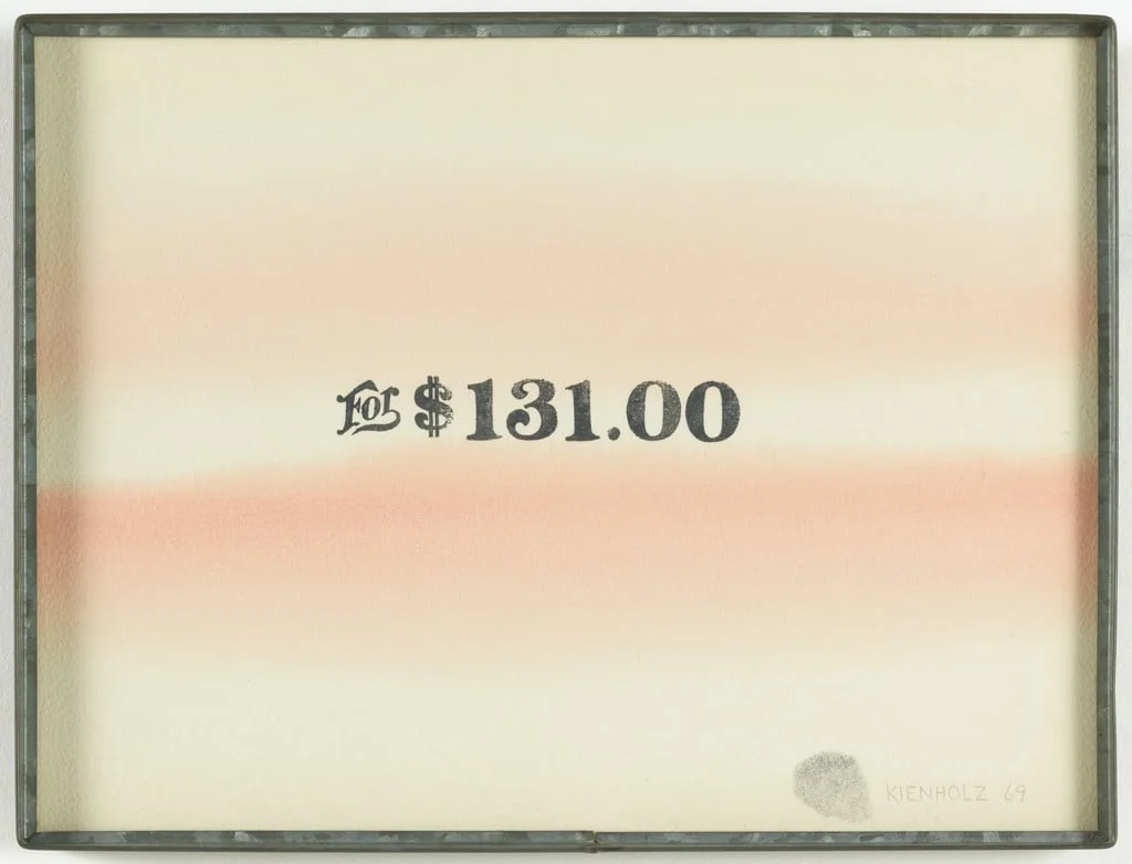 Untitled, by Edward Kienholz, watercolor, 1969