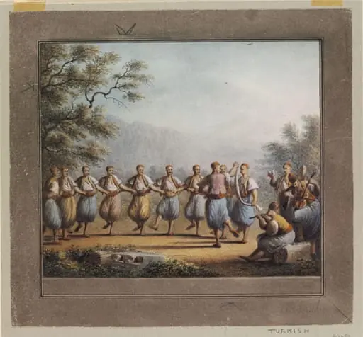 Dance of Peasants [possibly in Belgrade near Constantinople]