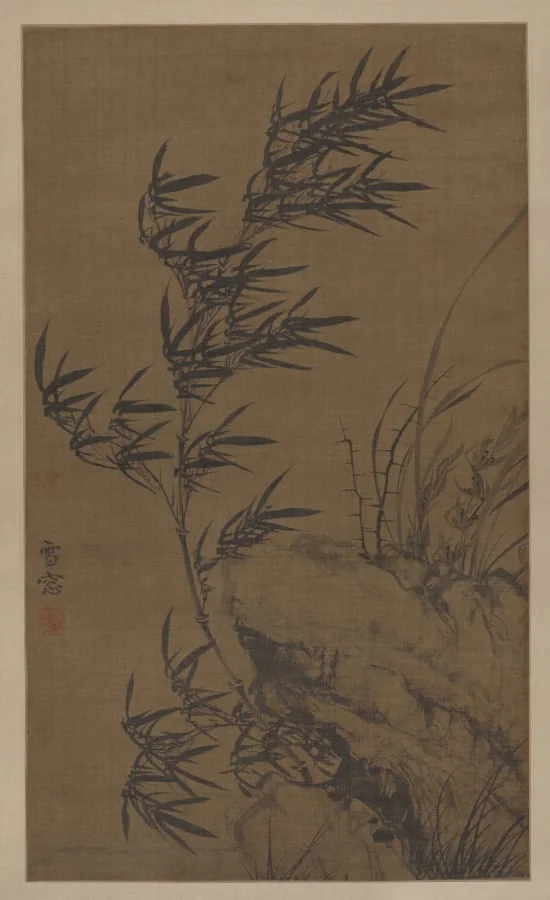 Bamboo in the Wind, by Puming (Xuechuang), unspecified, 1304