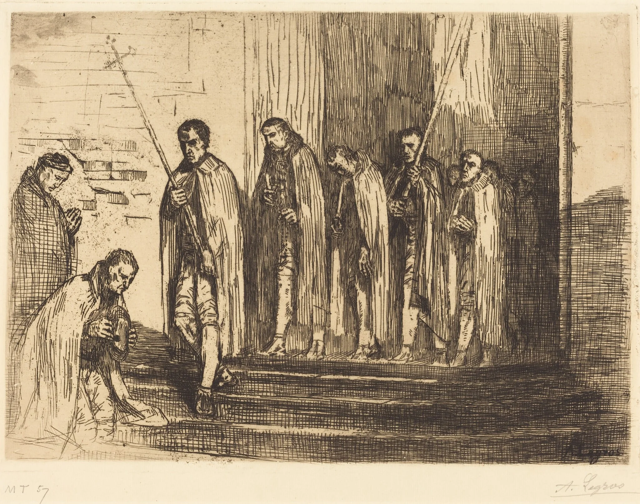 Procession Leaving a Church (La sortie de la procession)