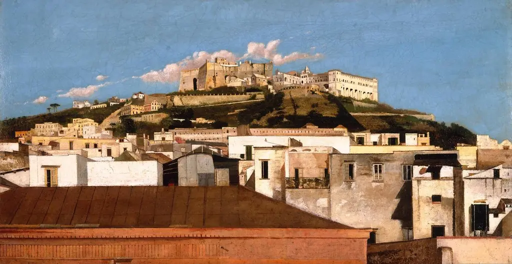 A View of Certosa di San Martino with the Castel Sant' Elmo, Naples.