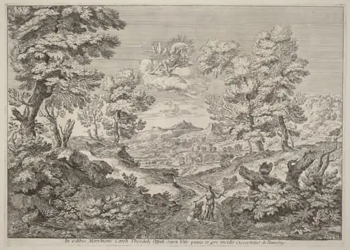 Apollo and a Nymph Leading a Lion