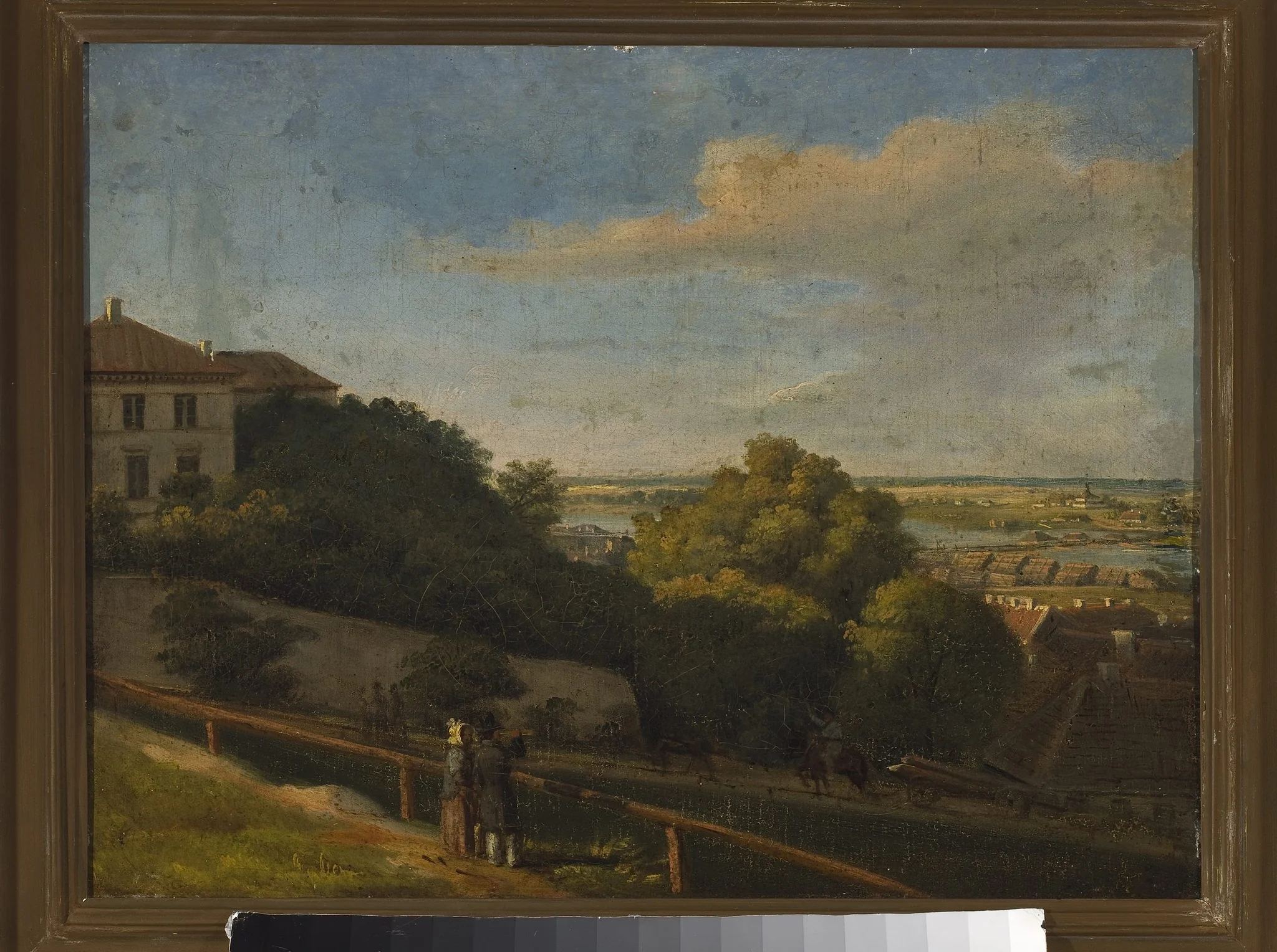 Oboźna Street in Warsaw, by Marcin Zaleski, oil, 1846