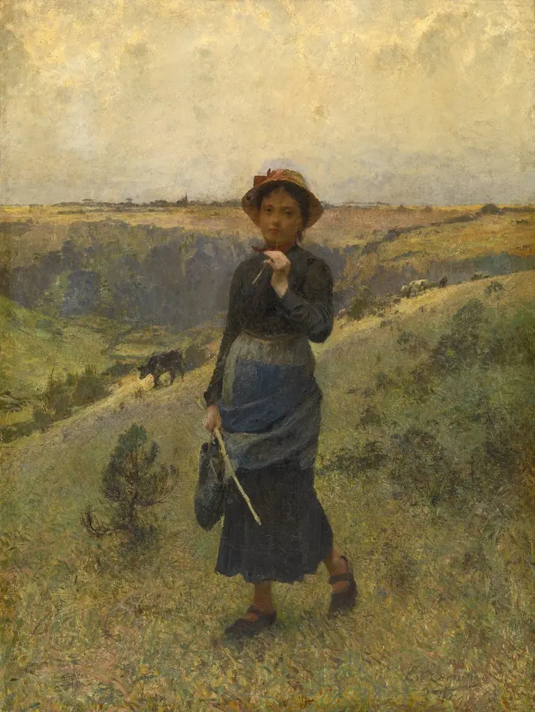Cowherd in the Ardennes