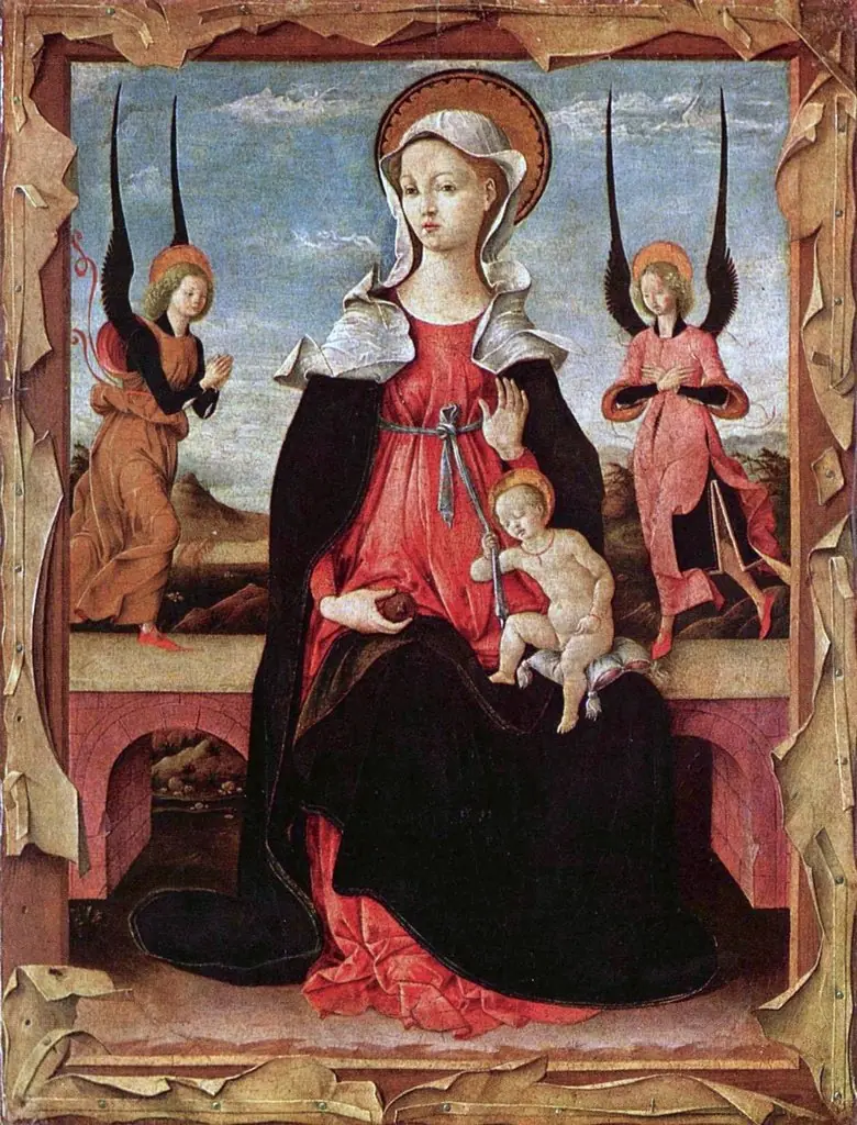 The Virgin and Child with Angels