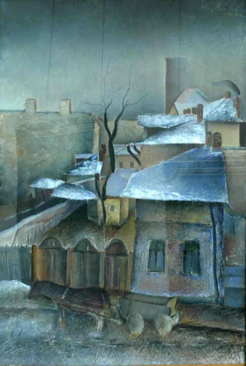 Peisaj bucureștean, by Alexandru Phoebus, unspecified, 1933