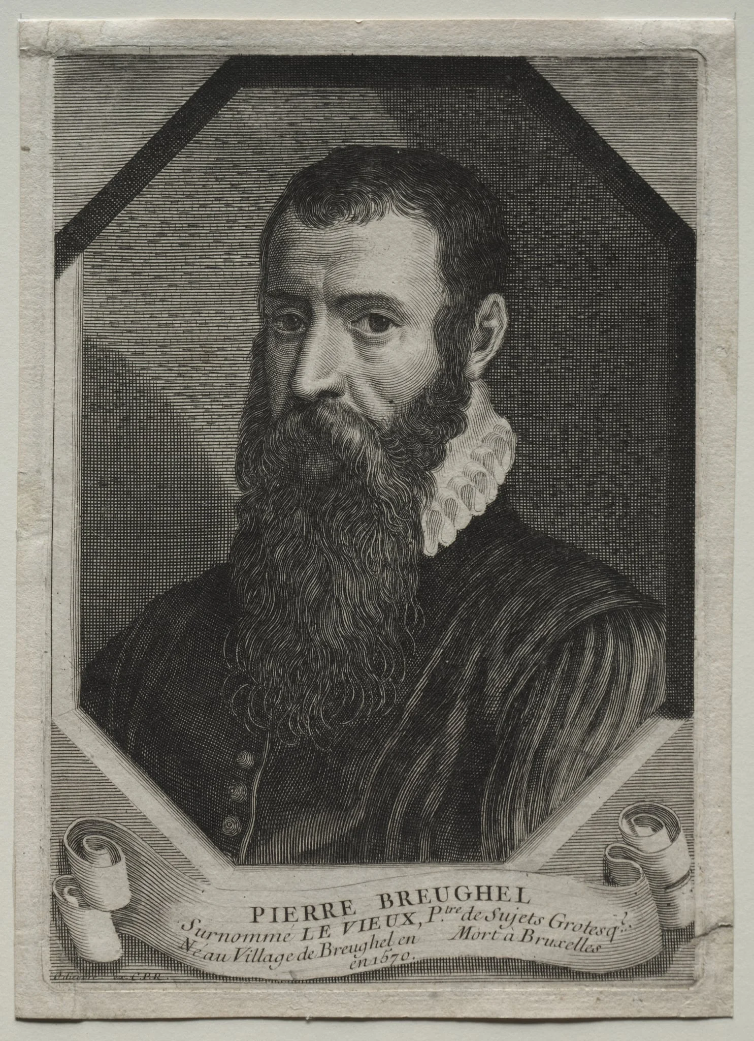 Peter Breughel the Elder, by Michel Odieuvre, 1704