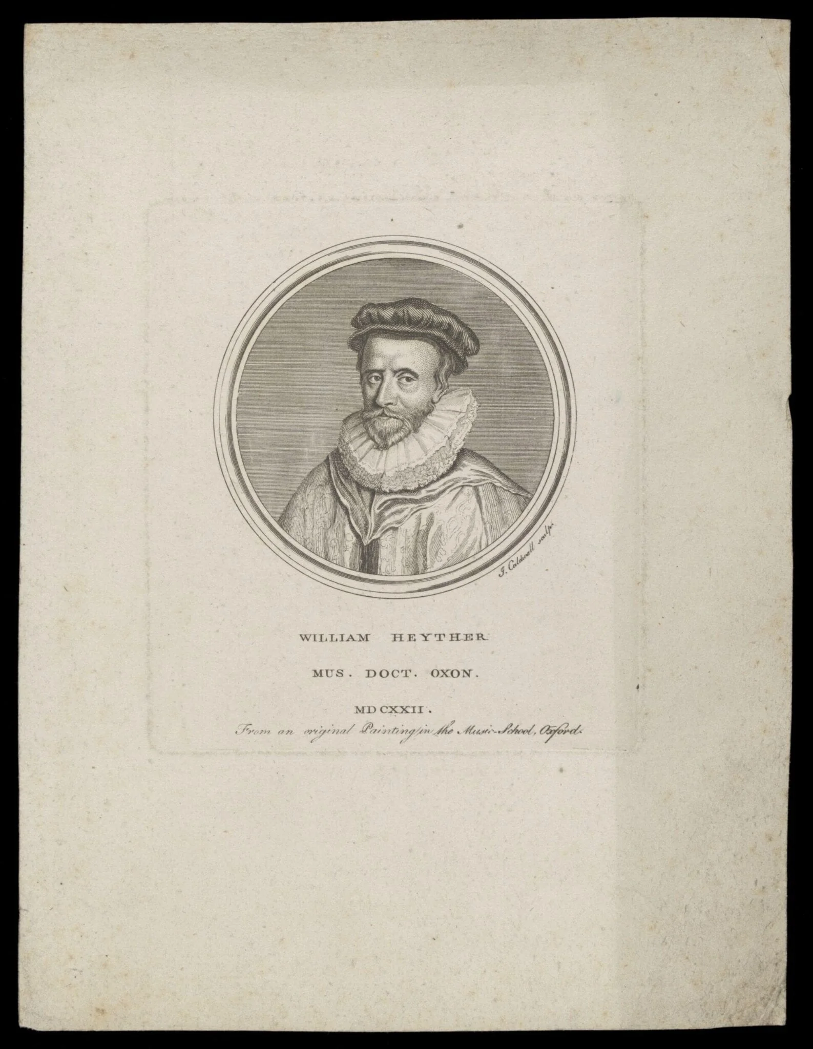 H Beard Print Collection, by J. Caldwall, 1750