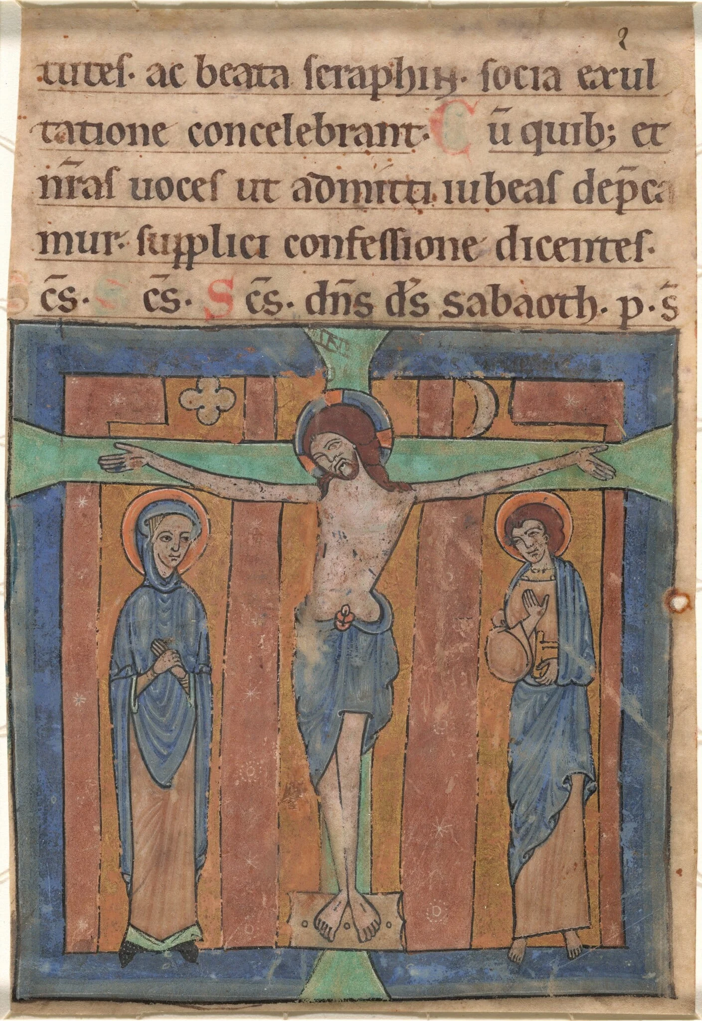 The Crucifixion, by German 12th Century, 1101