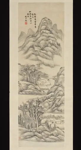 清  張上龢  山水  軸|Landscape