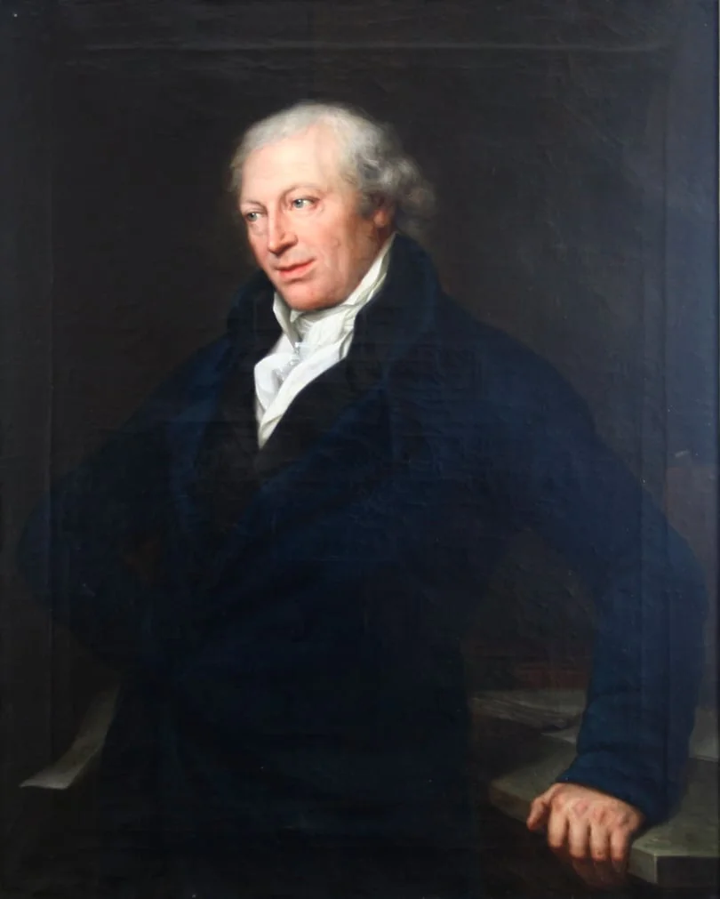 Portrait Berliner Bankier Joel Samuel von Halle, by Unknown, unspecified, 1850