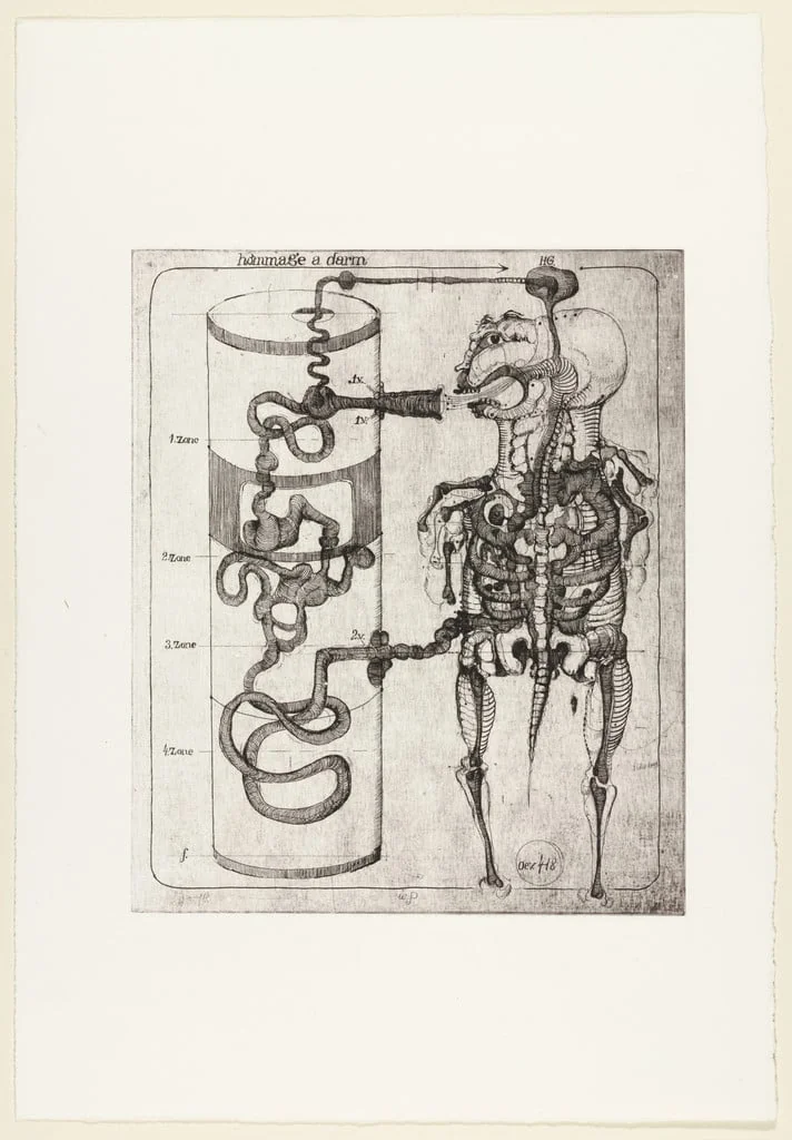 Untitled, by Eberhard Eggers, ink, 1964