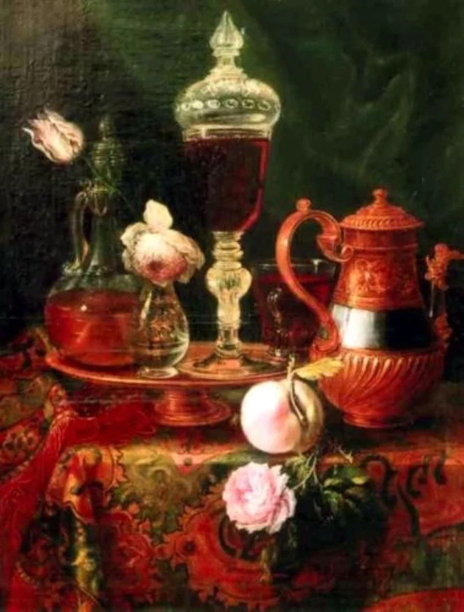 Natură moartă cu cană; pandant: Natură moartă cu vază, by Christian Berentz, unspecified