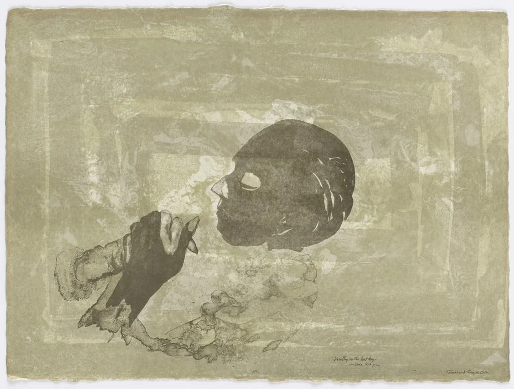 Untitled, by June Wayne, ink, 1960