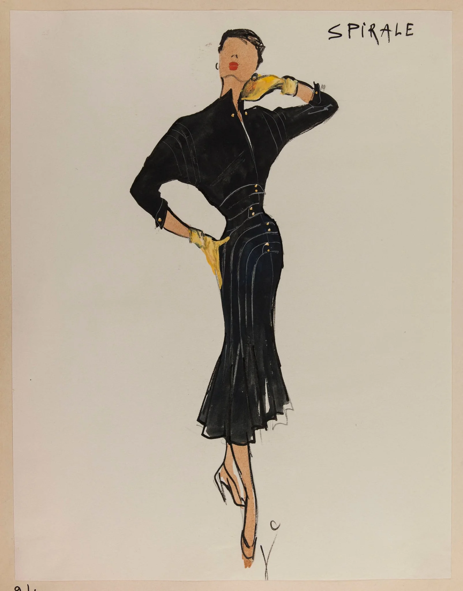Spirale, by Marie-Louise Carven, 1952