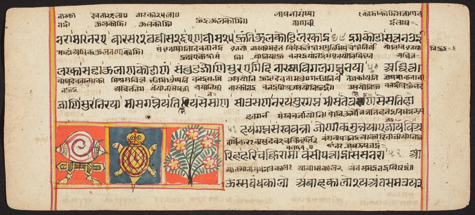 Tantric Manuscript "Sangrahani Sutra", by Unknown, unspecified