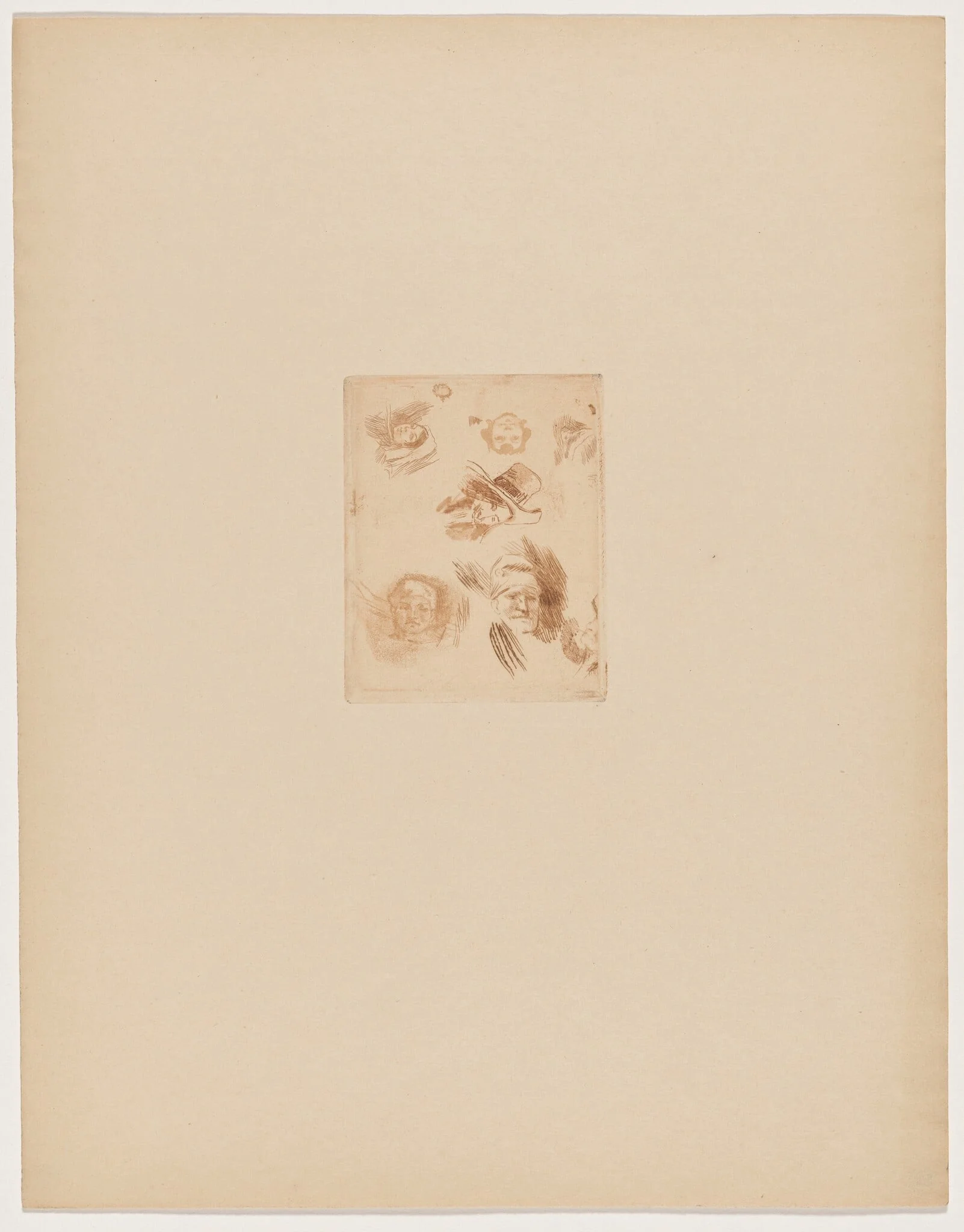 Quelques croquis, by Félicien Rops, ink, 1895