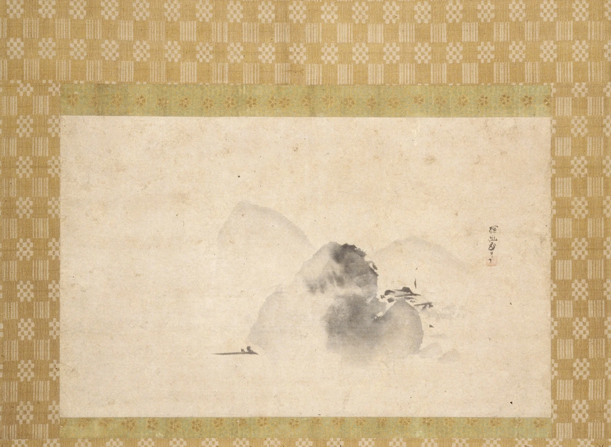Landscape with Boat, by Unknown, unspecified, 1650