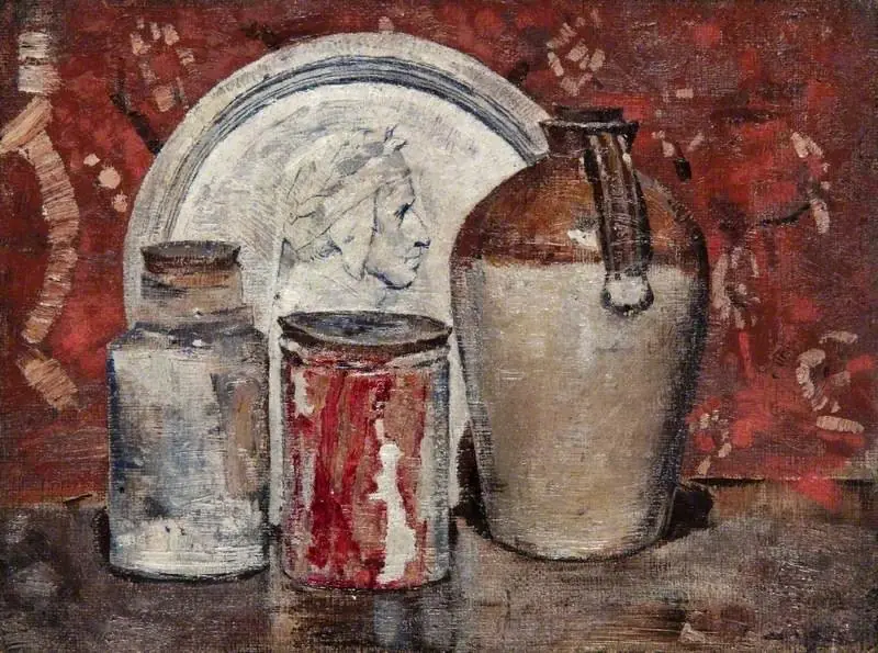 Still Life with the Head of Dante