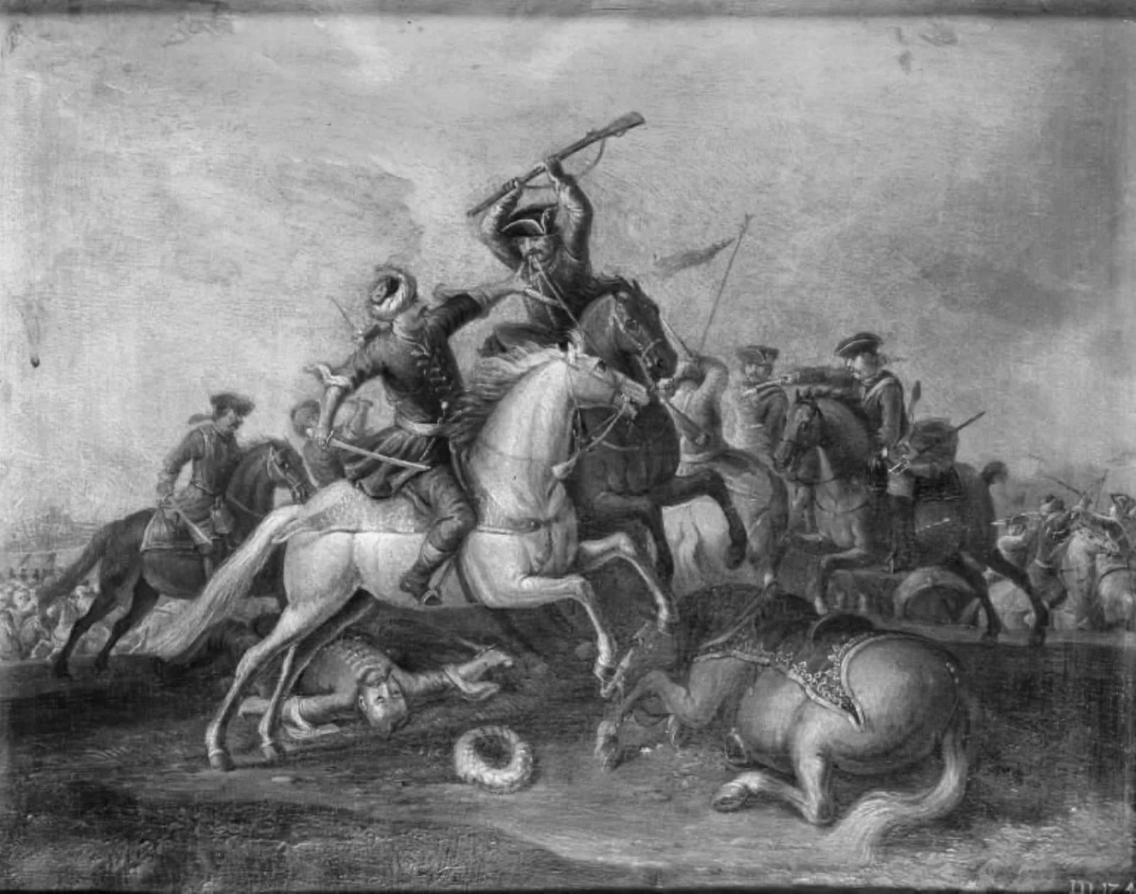 The Death of the Bassa of Anatolia, by Unknown, 1750