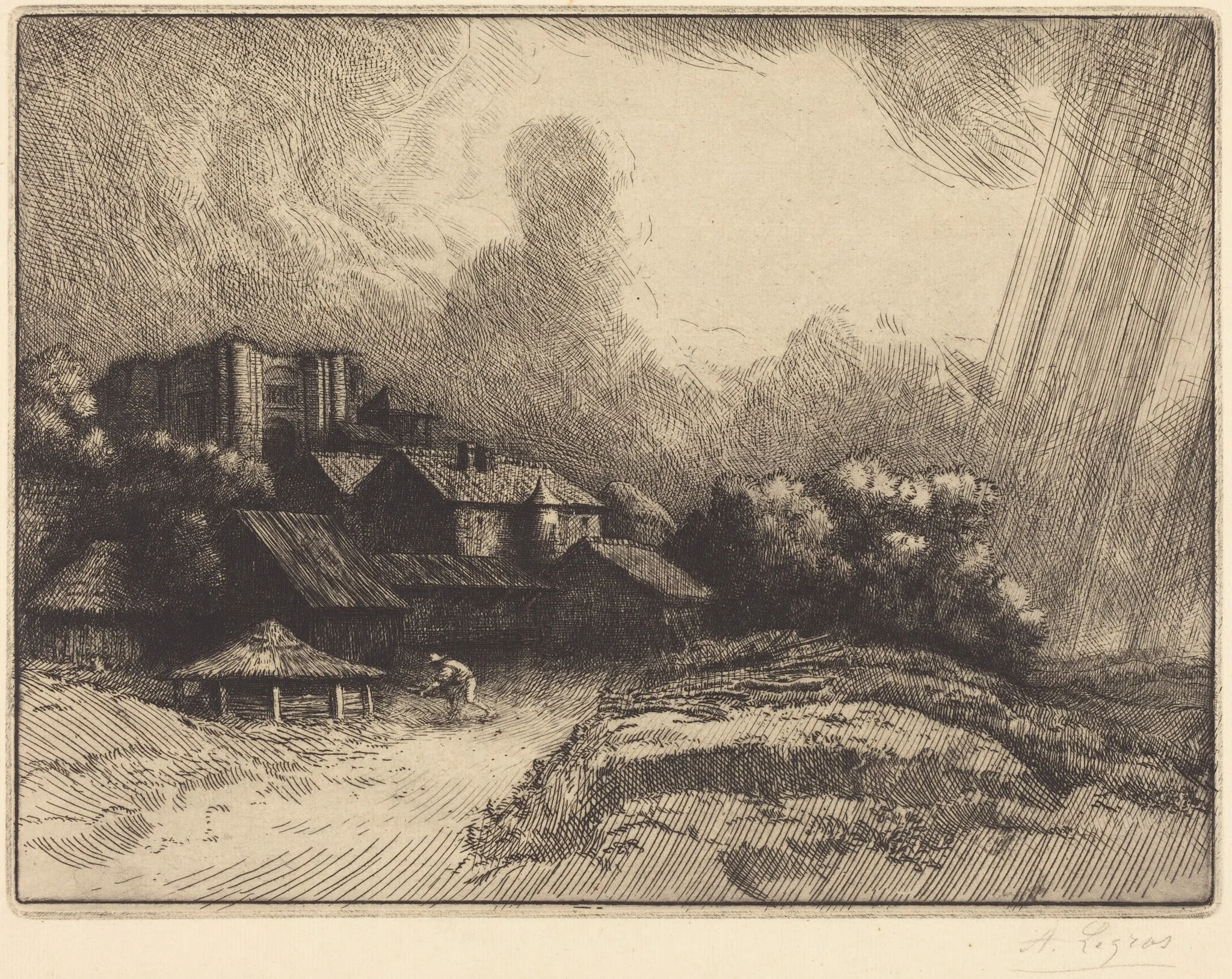 Farm at the Monastery (La ferme de l'abbaye)