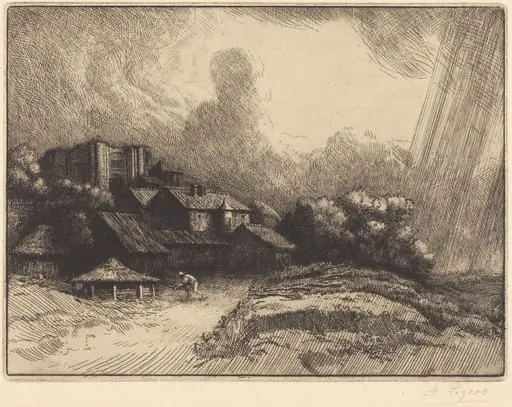 Farm at the Monastery (La ferme de l'abbaye)