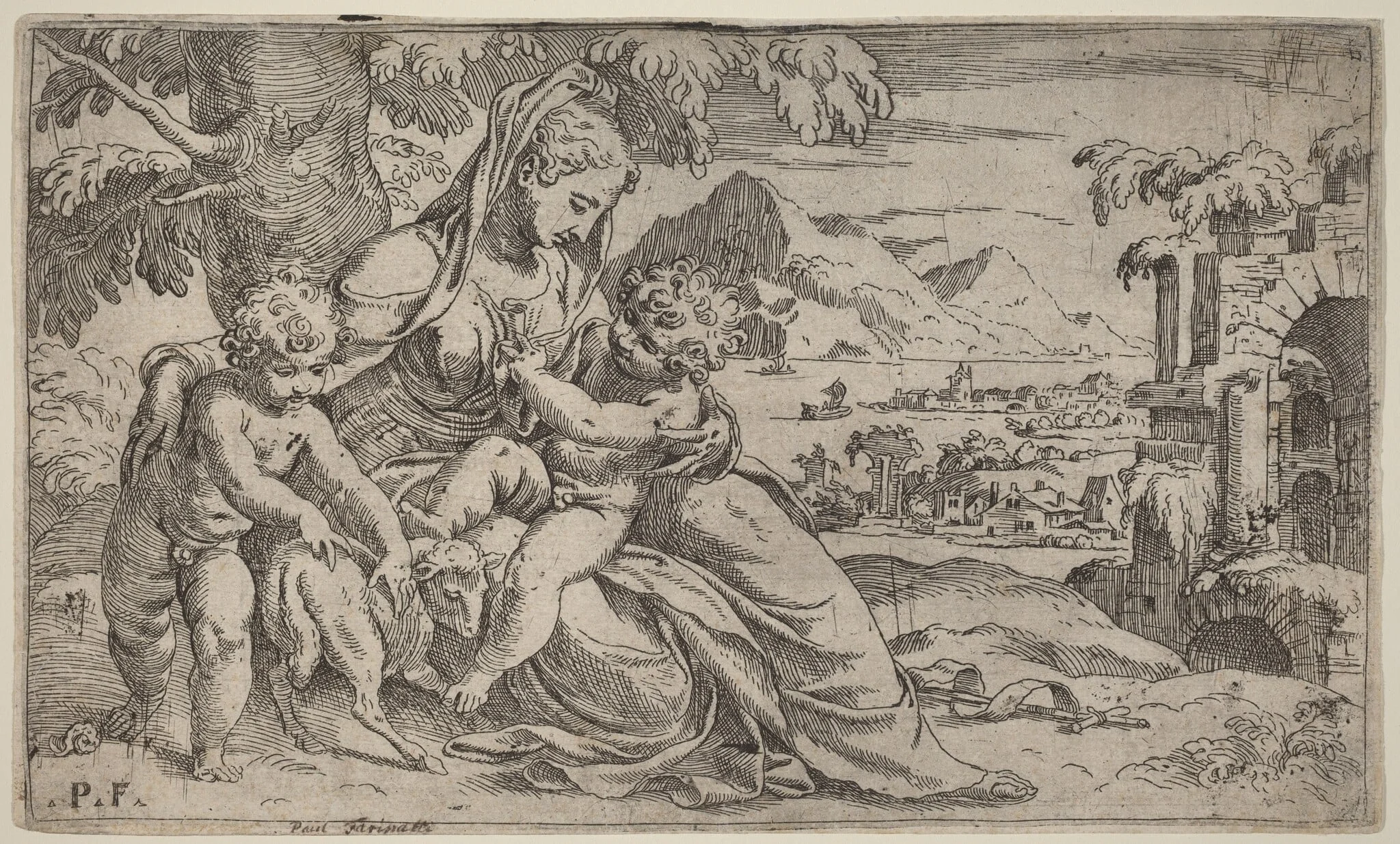 Madonna and Child with John the Baptist