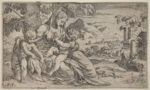 Madonna and Child with John the Baptist