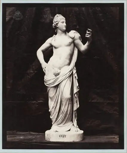 Unidentified marble statue