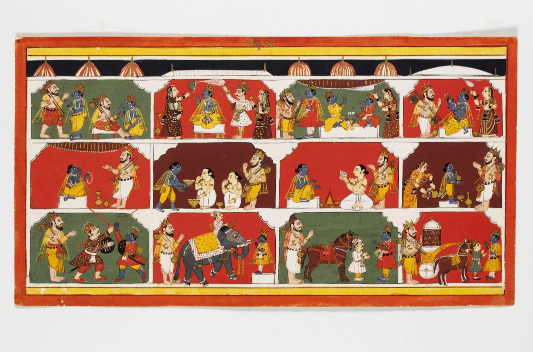 Narada, by Unknown, paint, 1730
