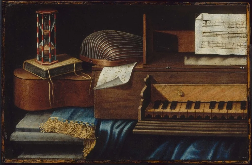 Musical Instruments, by Evaristo Baschenis, unspecified, 1657