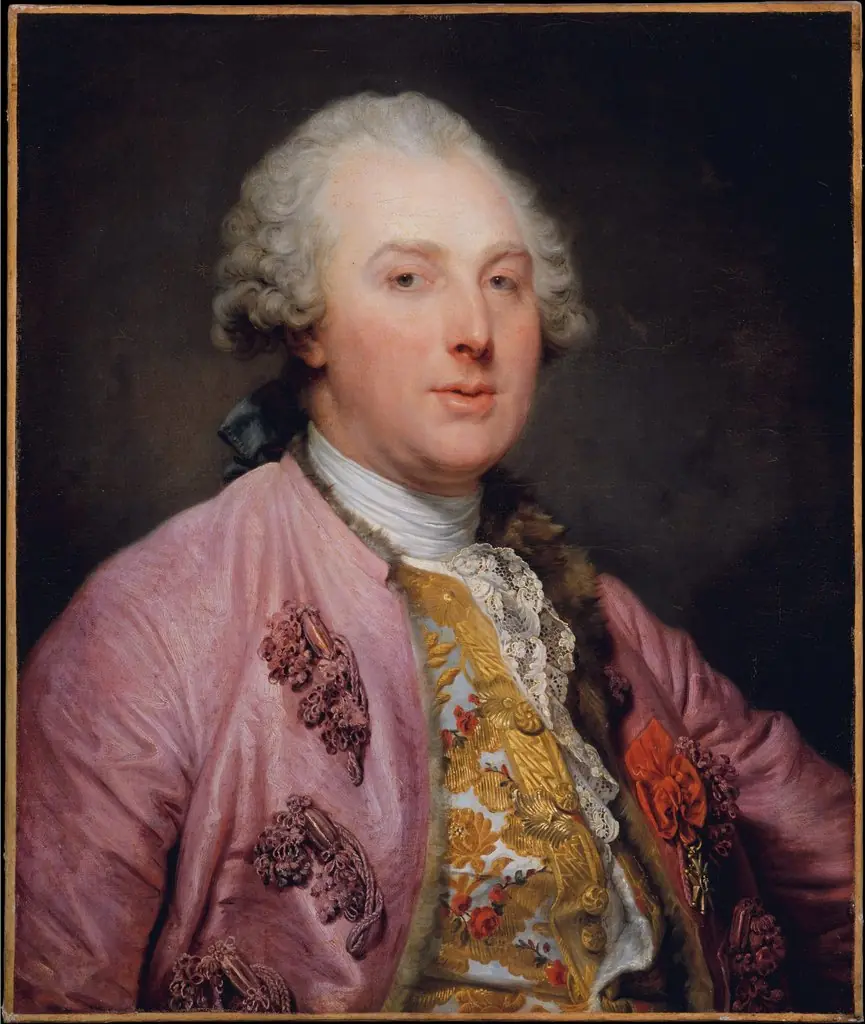 Portrait of Charles Claude de Flahaut de La Billarderie (Comte d'Angiviller)