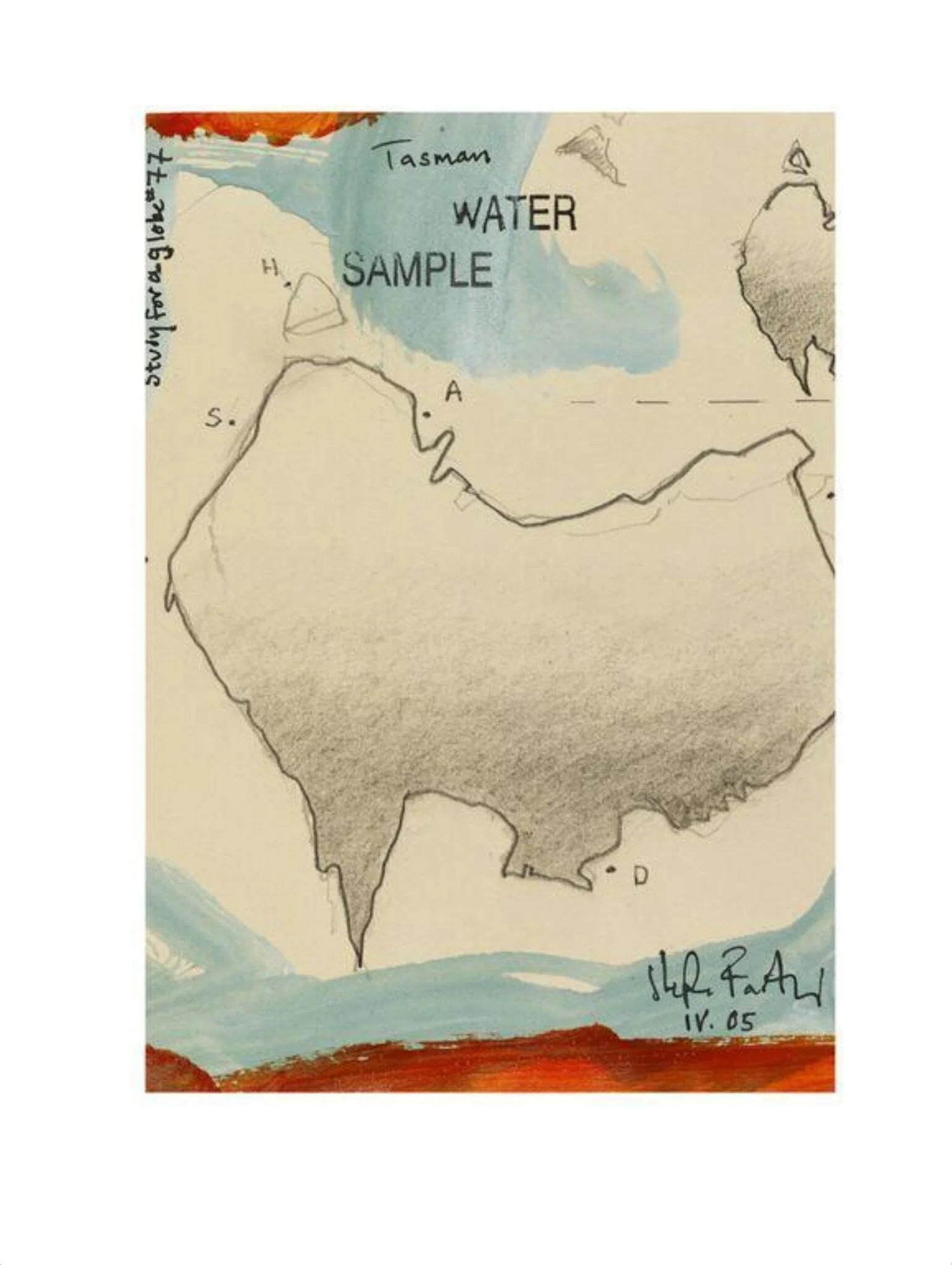 Studies for a Globe No. 77, by Stephen Farthing, 2005