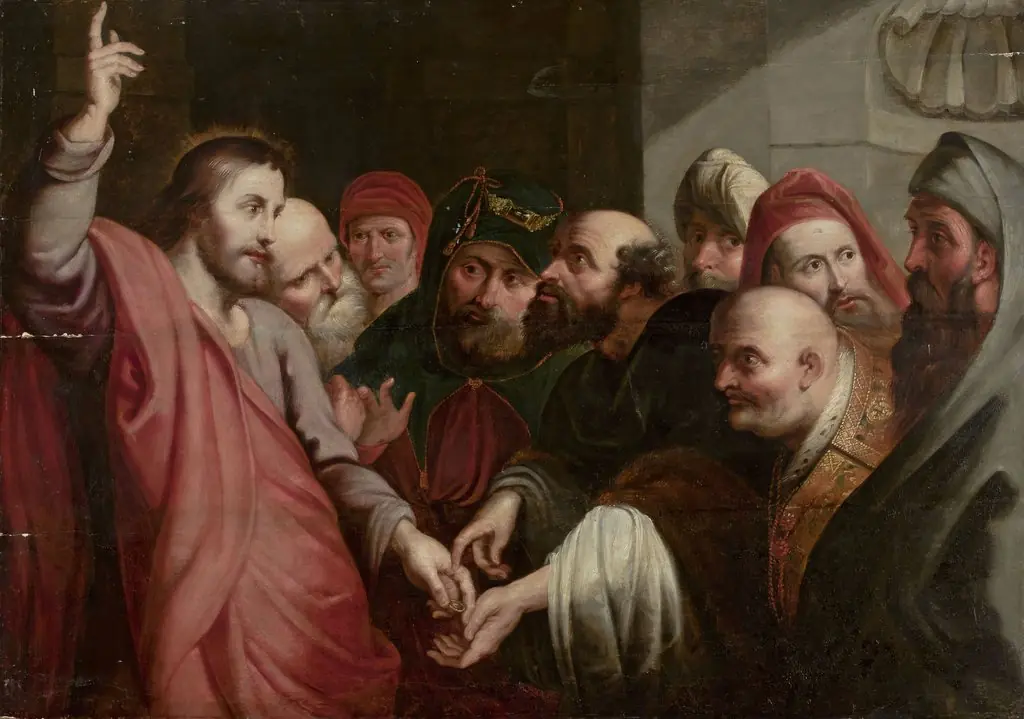 Tribute penny (Matthew 22:15–22; Mark 12:13–17; Luke 20:21–26)