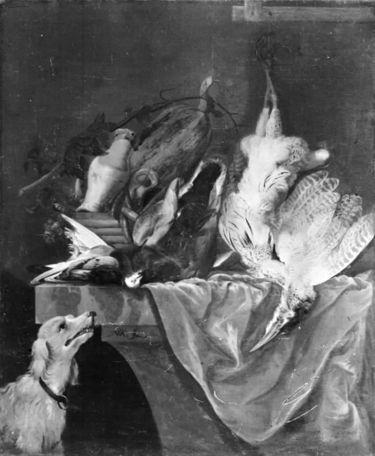 Dead Wildfowl, by Unknown, 1750