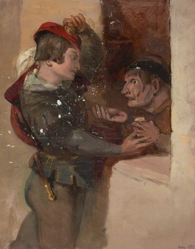 Study of Two Medieval Figures