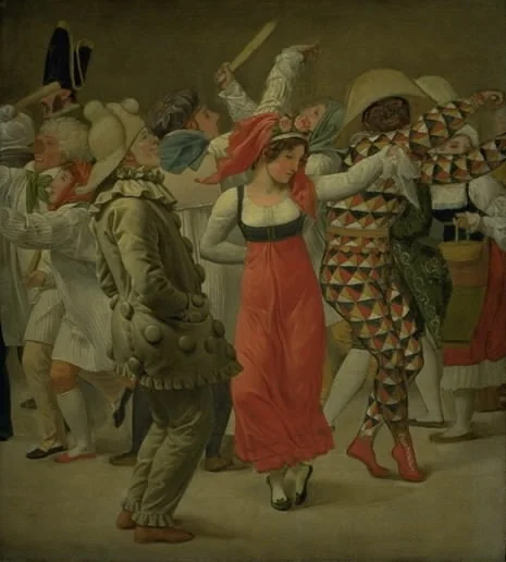 The Carnival in Rome. Fragment