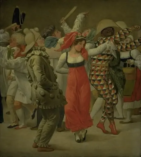 The Carnival in Rome. Fragment
