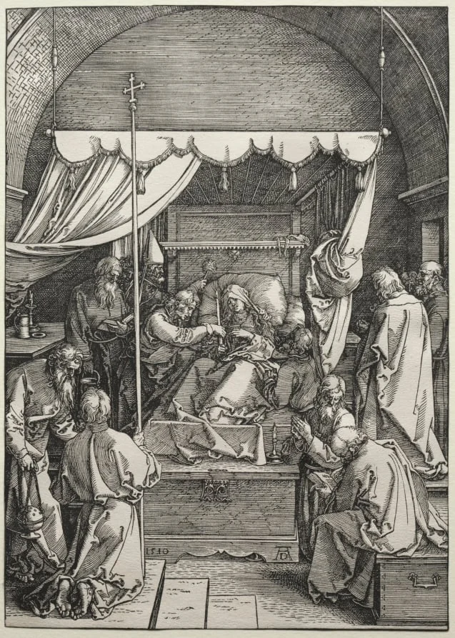 The Death of the Virgin, by Albrecht Dürer, 1510