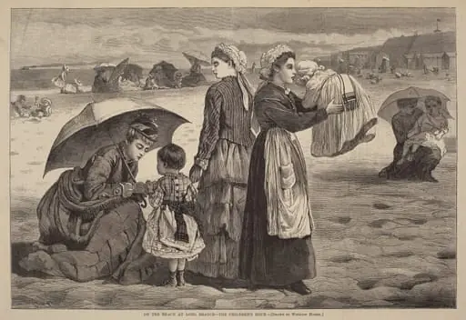 On the Beach at Long Branch - The Children's Hour